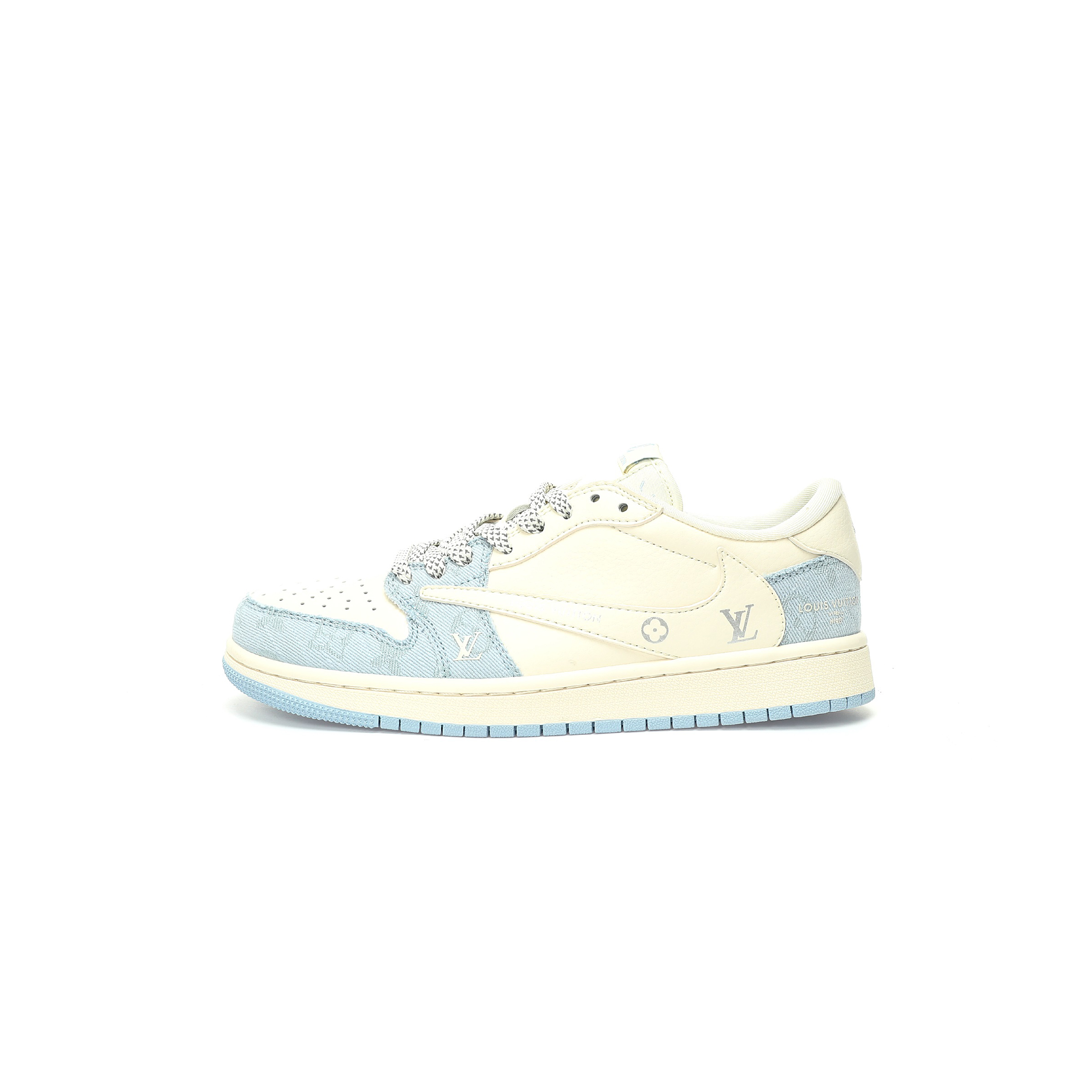 AIR JORDAN 1 LOW OG SP BEIGE LIGHT BLUE LV MONOGRAM LJ5188-003